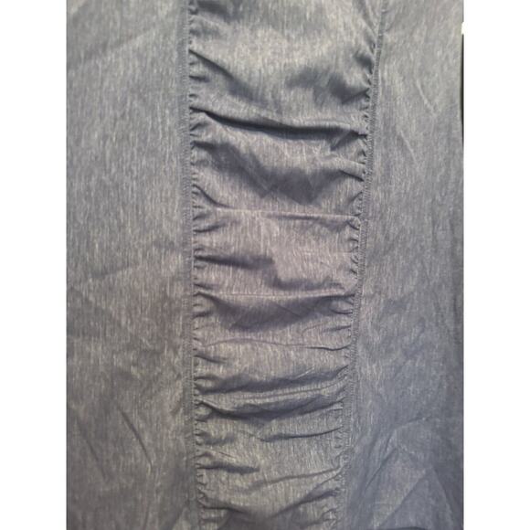 Chico's Zenergy Neema Indigo Ruched Zip Front Vest Womens Size 1/ M. 570211214 - Picture 5 of 5